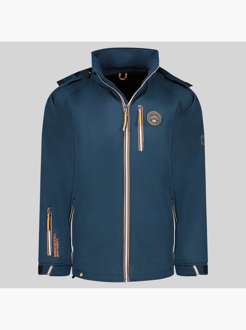 Chaqueta softshell con capucha tabim – geographical norway Azul marino - Kiabi
