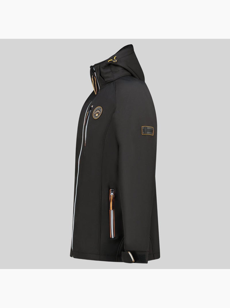 Chaqueta softshell con capucha tabim – geographical norway Negro - Kiabi