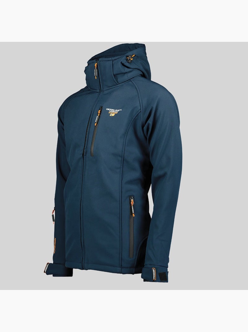 Chaqueta softshell con capucha taboo – geographical norway Azul marino - Kiabi