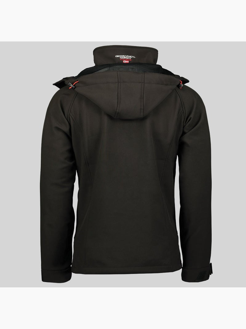 Chaqueta softshell con capucha taboo – geographical norway Negro - Kiabi