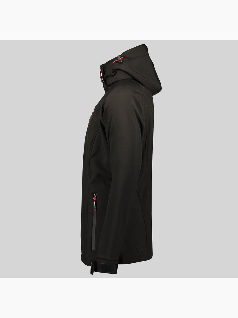 Chaqueta softshell con capucha taboo – geographical norway Negro - Kiabi