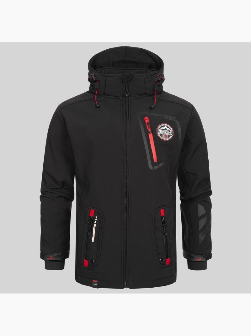 Chaqueta softshell con capucha tacebook – geographical norway Azul marino - Kiabi
