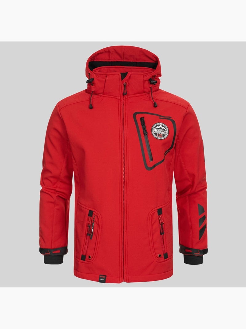 Chaqueta softshell con capucha tacebook – geographical norway Azul marino - Kiabi