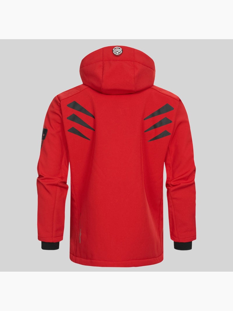 Chaqueta softshell con capucha tacebook – geographical norway Rojo - Kiabi