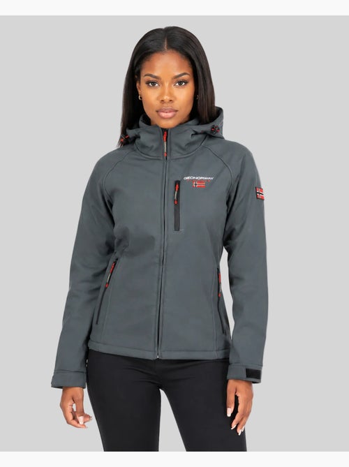 Chaqueta softshell con capucha tacer – geographical norway - Kiabi