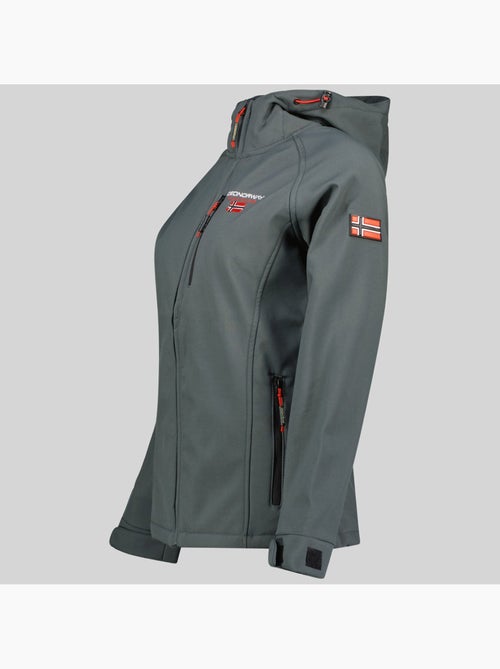 Chaqueta softshell con capucha tacer – geographical norway - Kiabi