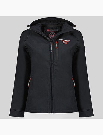 Chaqueta softshell con capucha tacer – geographical norway