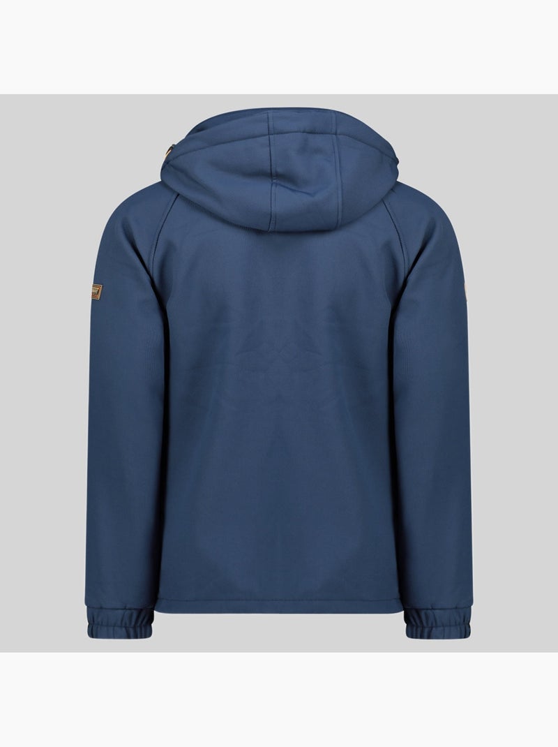 Chaqueta softshell con capucha takable – geographical norway Azul marino - Kiabi
