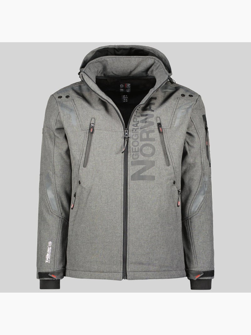 Chaqueta softshell con capucha talentueux – geographical norway Azul marino - Kiabi