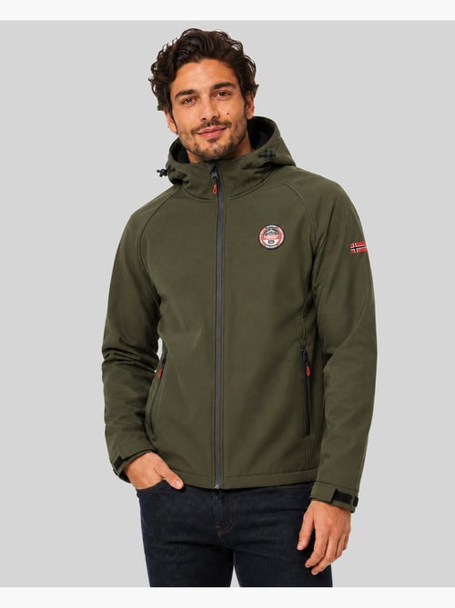 Chaqueta softshell con capucha tamigobadge – geographical norway - Kiabi