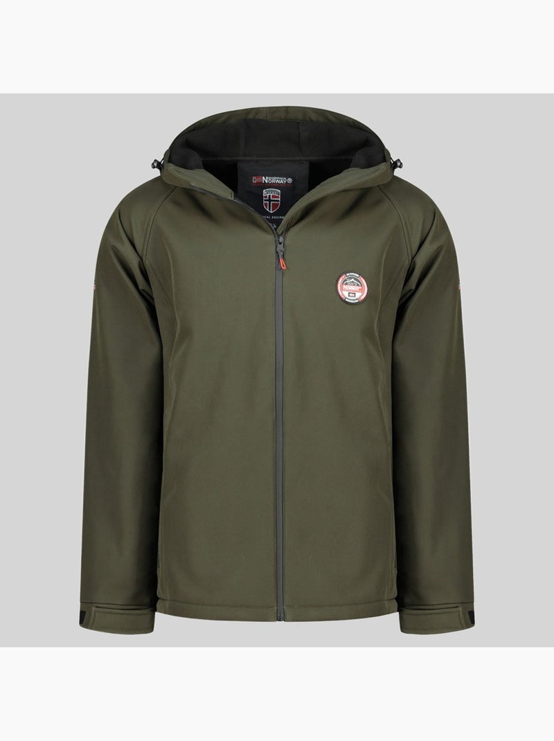 Chaqueta softshell con capucha tamigobadge – geographical norway Caqui - Kiabi