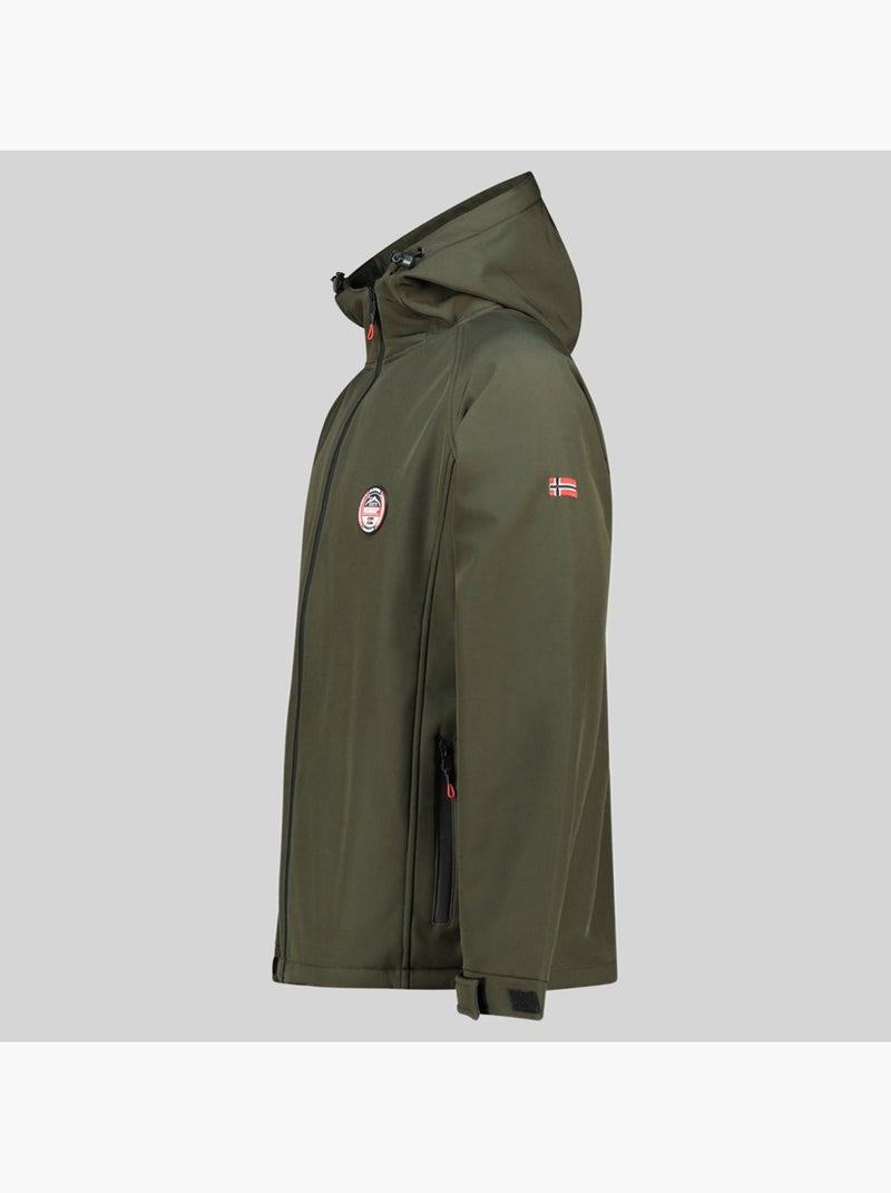 Chaqueta softshell con capucha tamigobadge – geographical norway Caqui - Kiabi
