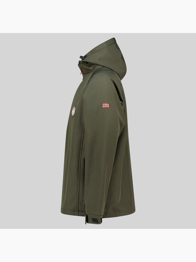 Chaqueta softshell con capucha tamigobadge – geographical norway Caqui - Kiabi