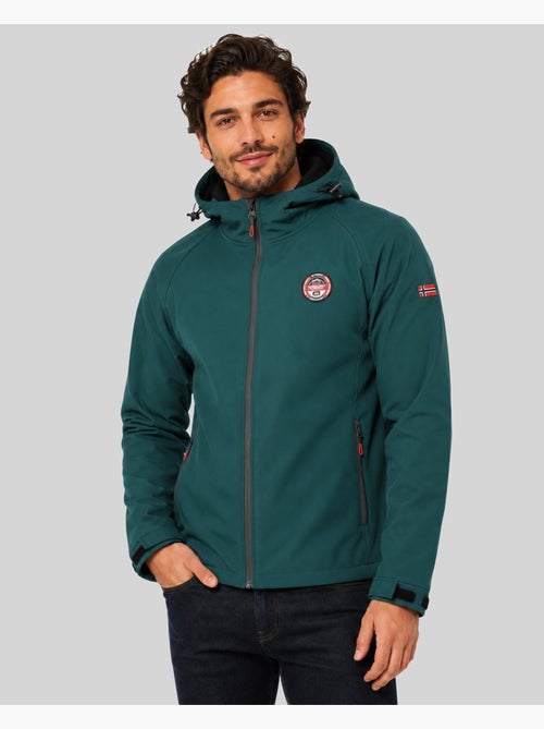 Chaqueta softshell con capucha tamigobadge – geographical norway - Kiabi