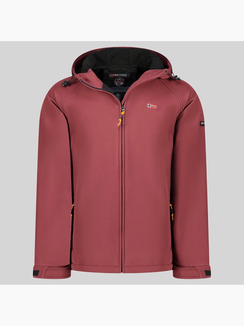 Chaqueta softshell con capucha tamigolor – geographical norway Burdeos - Kiabi