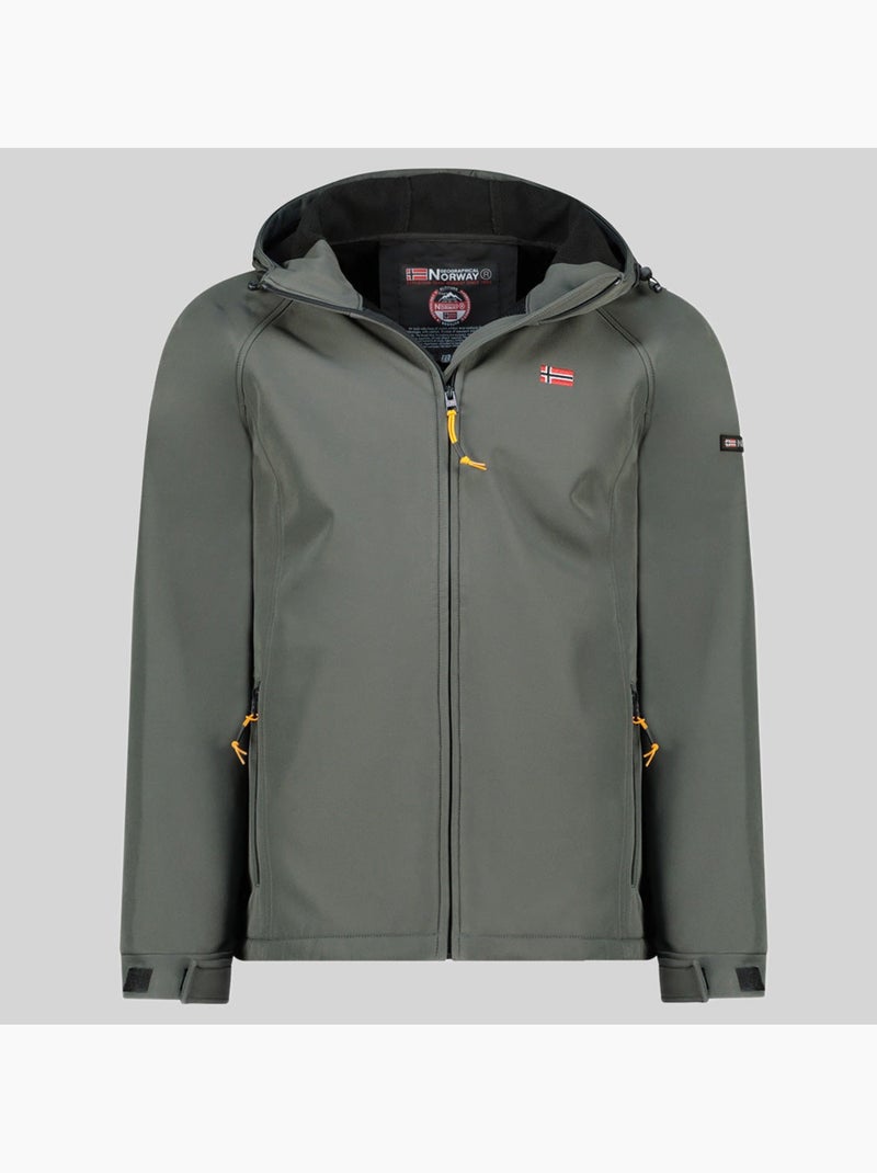 Chaqueta softshell con capucha tamigolor – geographical norway Gris oscuro - Kiabi