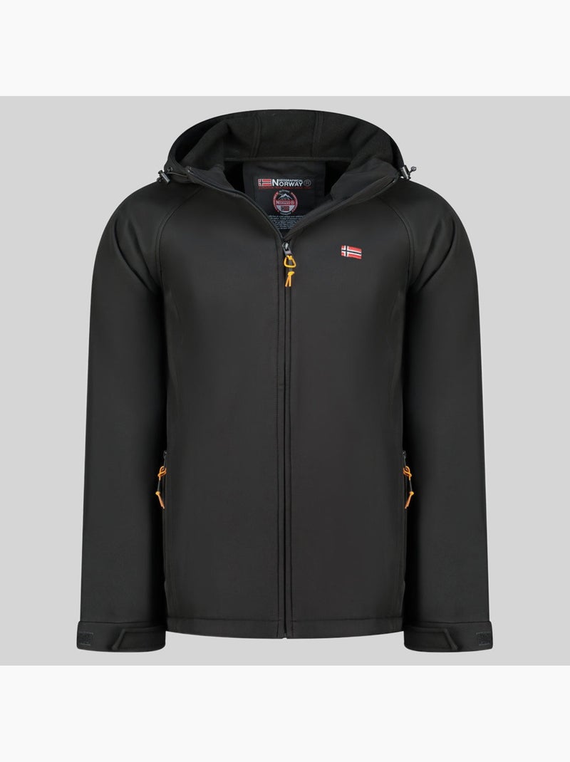 Chaqueta softshell con capucha tamigolor – geographical norway Negro - Kiabi