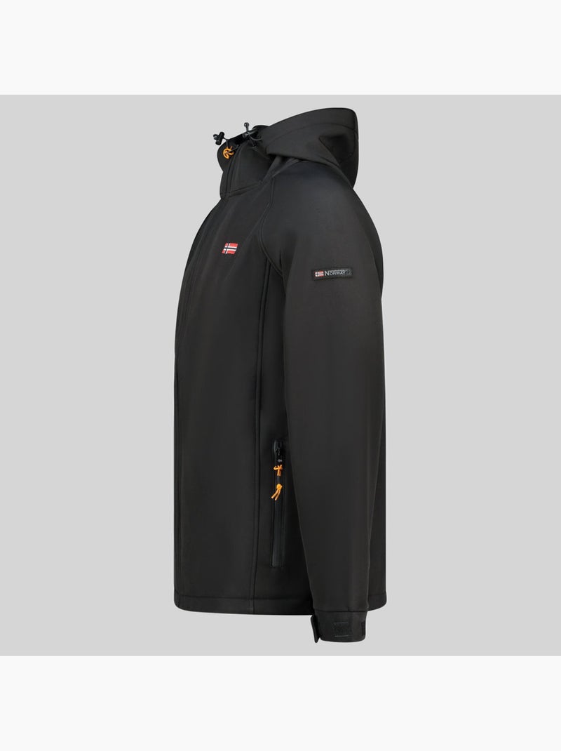Chaqueta softshell con capucha tamigolor – geographical norway Negro - Kiabi