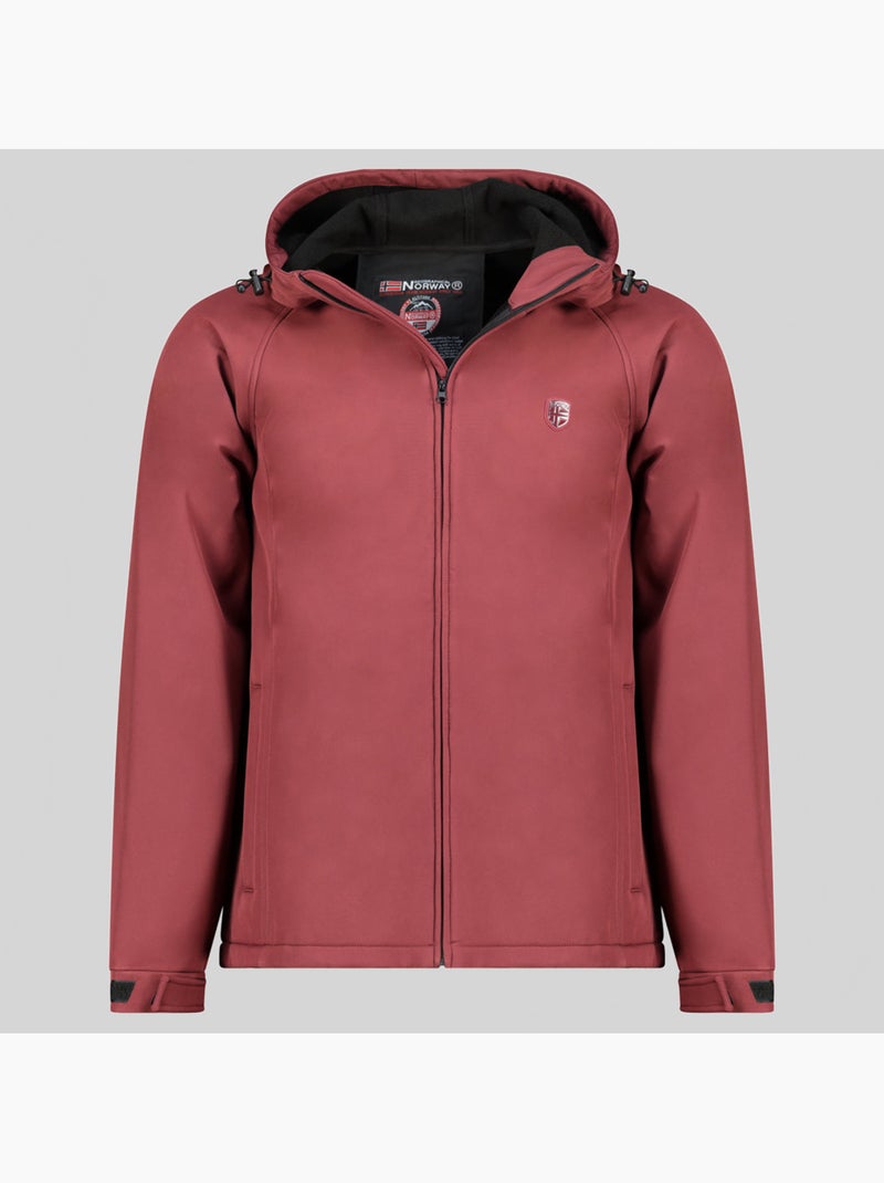 Chaqueta softshell con capucha tamigotal – geographical norway Burdeos - Kiabi