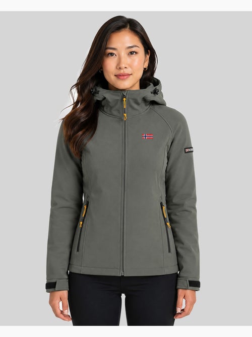 Chaqueta softshell con capucha tamilalor – geographical norway - Kiabi
