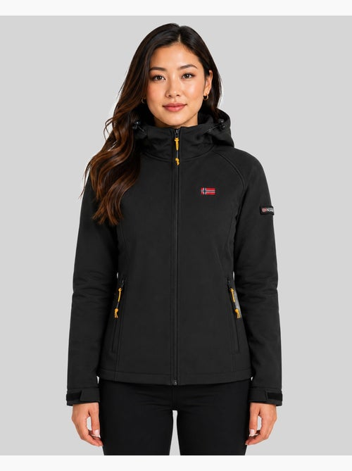 Chaqueta softshell con capucha tamilalor – geographical norway - Kiabi Chaqueta softshell con capucha tamilalor – geographical norway - Kiabi