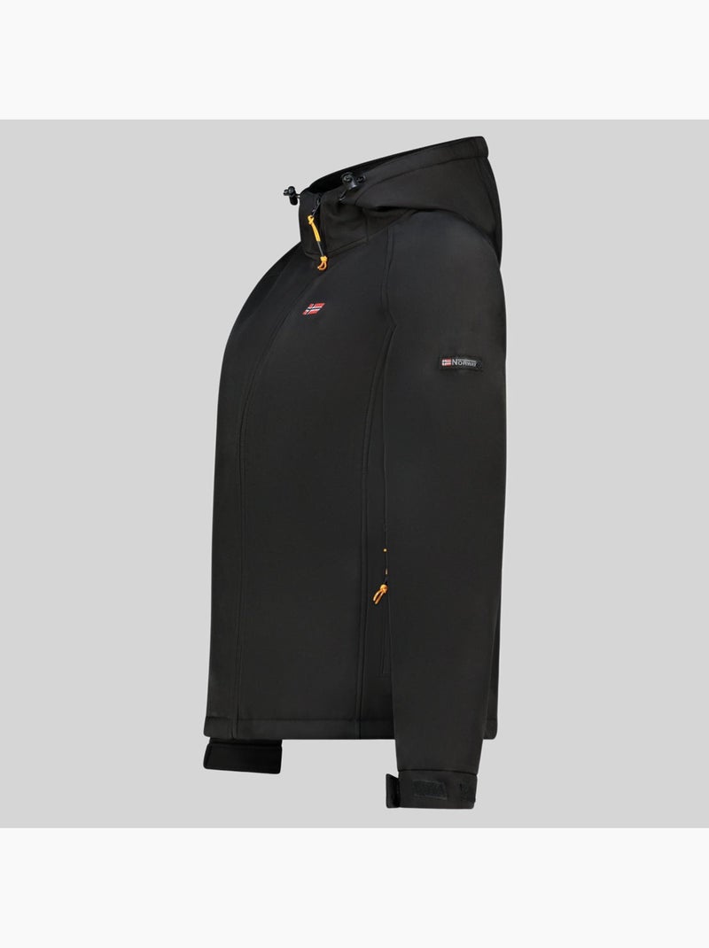 Chaqueta softshell con capucha tamilalor – geographical norway Negro - Kiabi