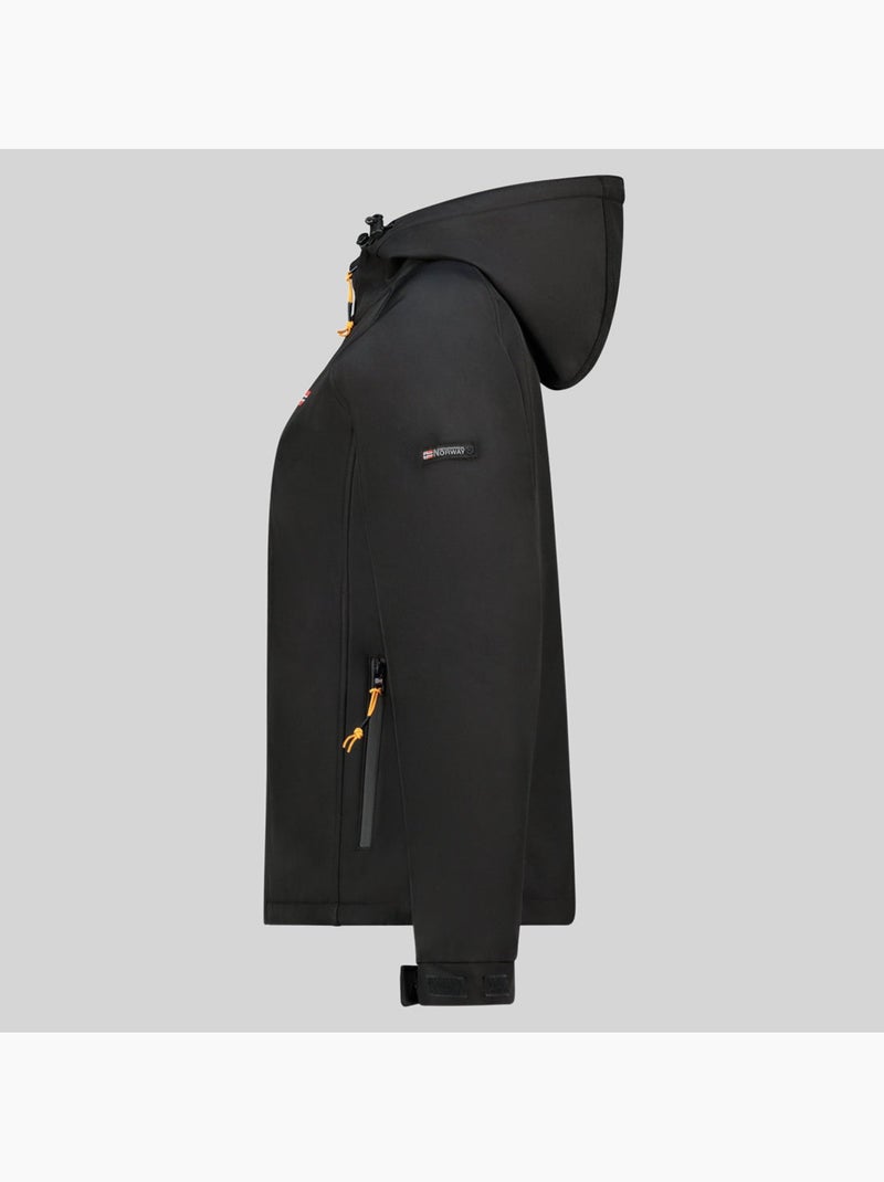 Chaqueta softshell con capucha tamilalor – geographical norway Negro - Kiabi