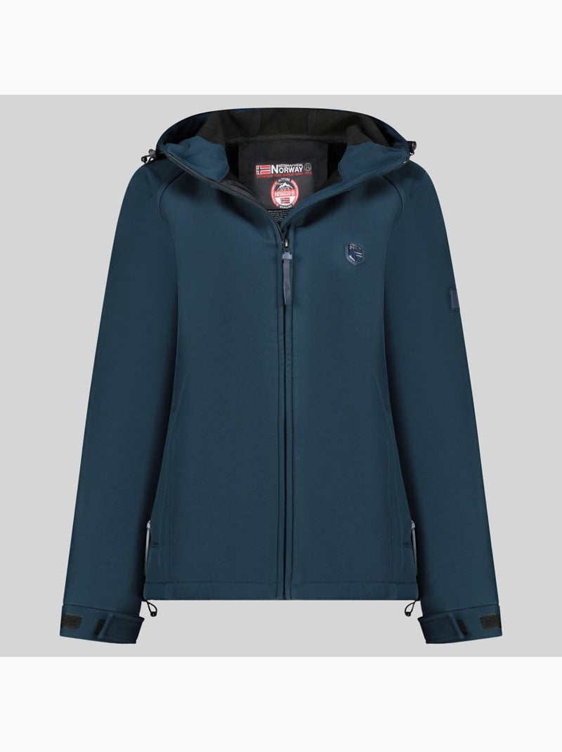 Chaqueta softshell con capucha tamilatal – geographical norway Azul marino - Kiabi