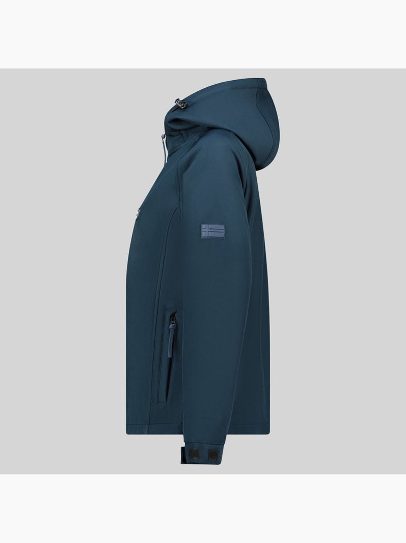 Chaqueta softshell con capucha tamilatal – geographical norway Azul marino - Kiabi