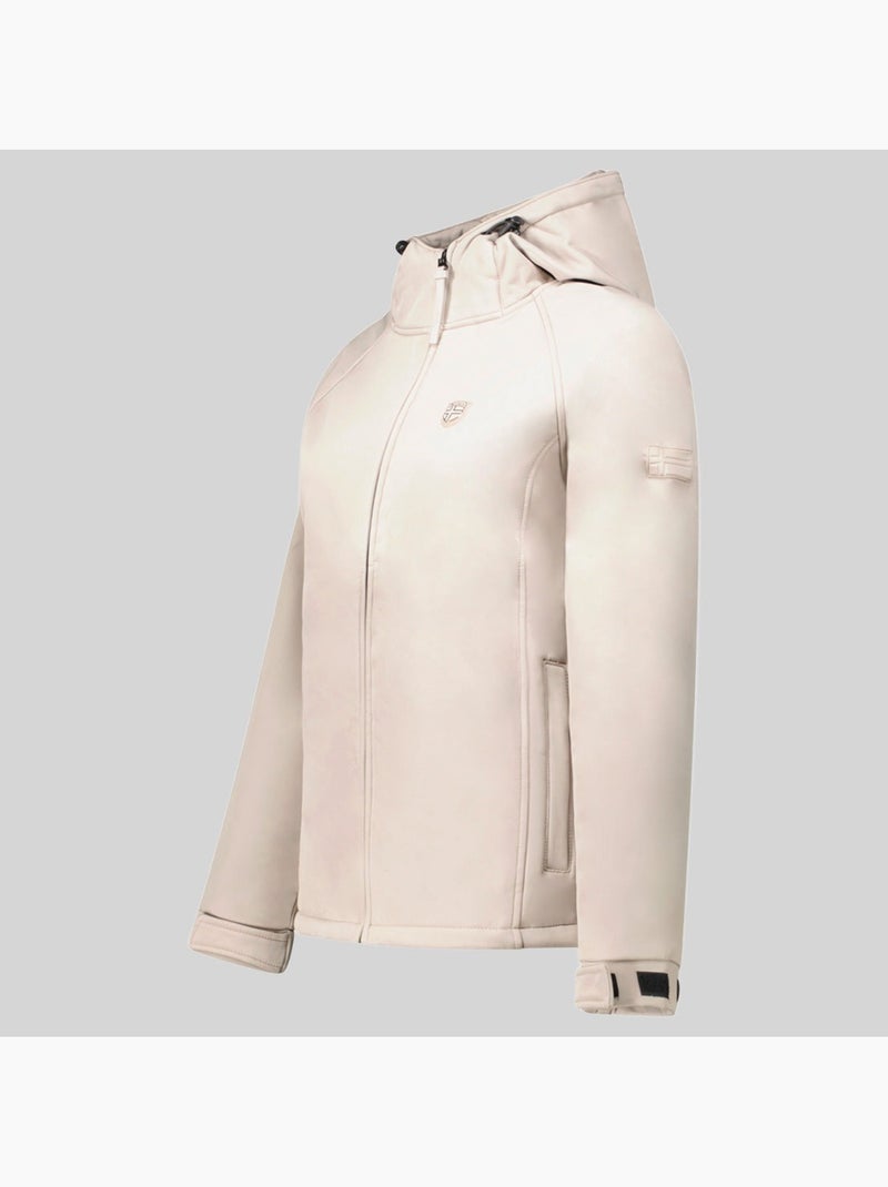 Chaqueta softshell con capucha tamilatal – geographical norway Beige - Kiabi