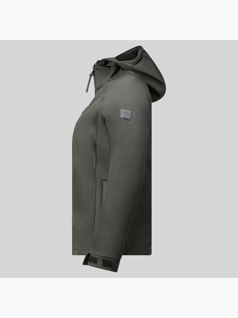 Chaqueta softshell con capucha tamilatal – geographical norway Gris oscuro - Kiabi