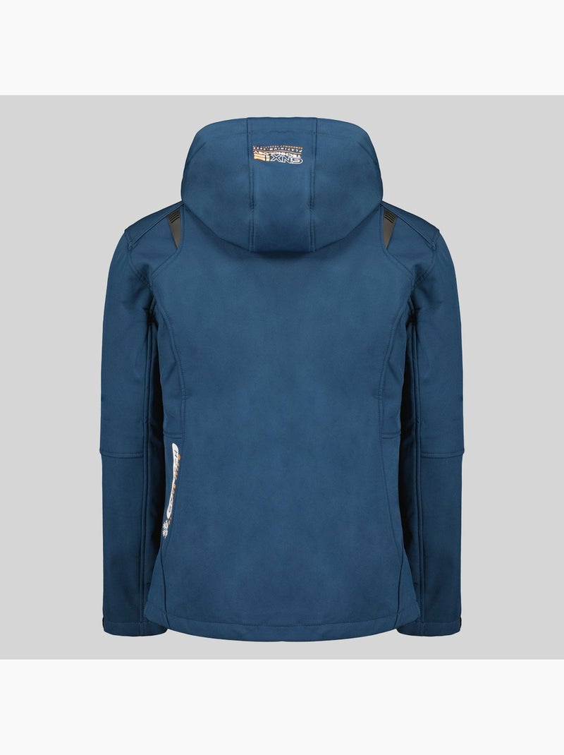 Chaqueta softshell con capucha tanada – geographical norway Azul marino - Kiabi