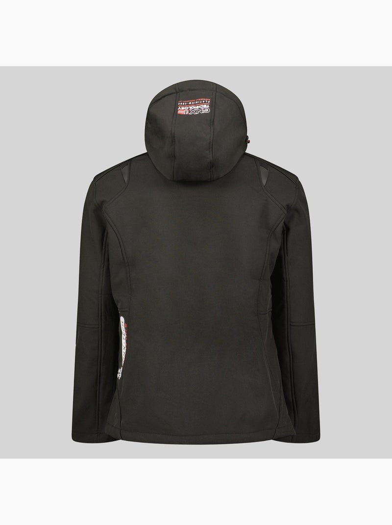 Chaqueta softshell con capucha tanada – geographical norway Negro - Kiabi