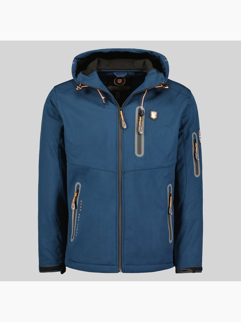 Chaqueta softshell con capucha taxillus – geographical norway Azul marino - Kiabi