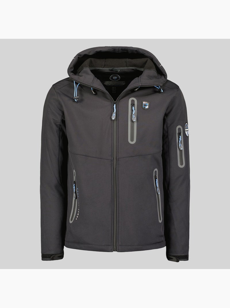 Chaqueta softshell con capucha taxillus – geographical norway Gris oscuro - Kiabi
