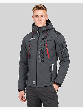 Chaqueta softshell con capucha techno dark – geographical norway