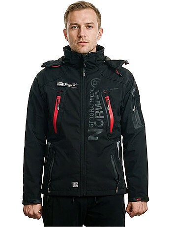 Chaqueta softshell con capucha techno dark – geographical norway