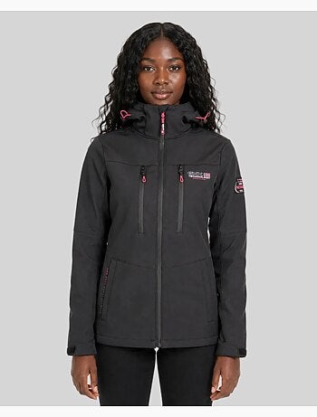 Chaqueta softshell con capucha timmex – geographical norway