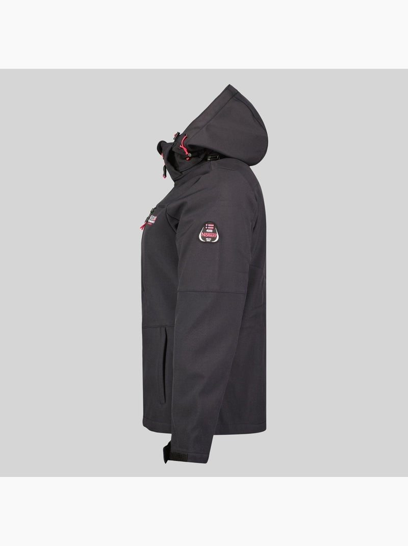 Chaqueta softshell con capucha timmex – geographical norway Azul marino - Kiabi