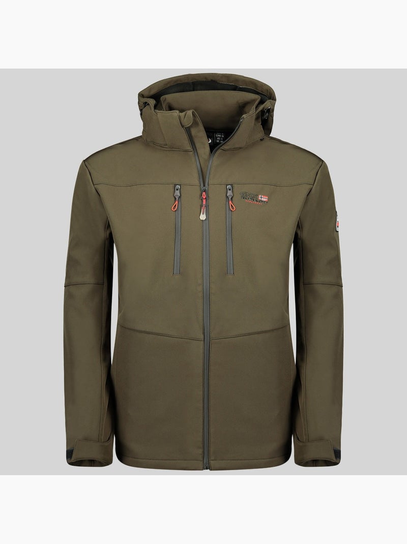 Chaqueta softshell con capucha timmex – geographical norway Caqui - Kiabi