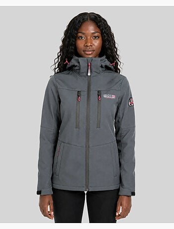 Chaqueta softshell con capucha timmex – geographical norway