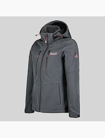 Chaqueta softshell con capucha timmex – geographical norway