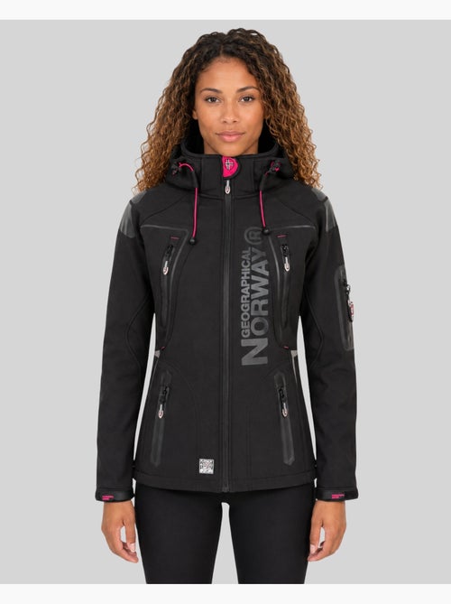 Chaqueta softshell con capucha tislande mujer – geographical norway - Kiabi Chaqueta softshell con capucha tislande mujer – geographical norway - Kiabi