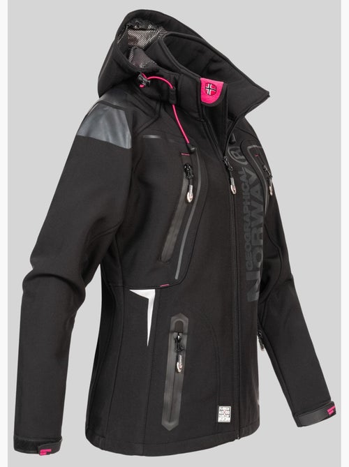 Chaqueta softshell con capucha tislande mujer – geographical norway - Kiabi Chaqueta softshell con capucha tislande mujer – geographical norway - Kiabi