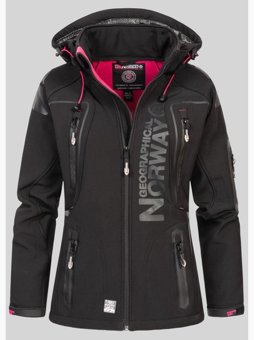 Chaqueta softshell con capucha tislande mujer – geographical norway - Kiabi Chaqueta softshell con capucha tislande mujer – geographical norway - Kiabi