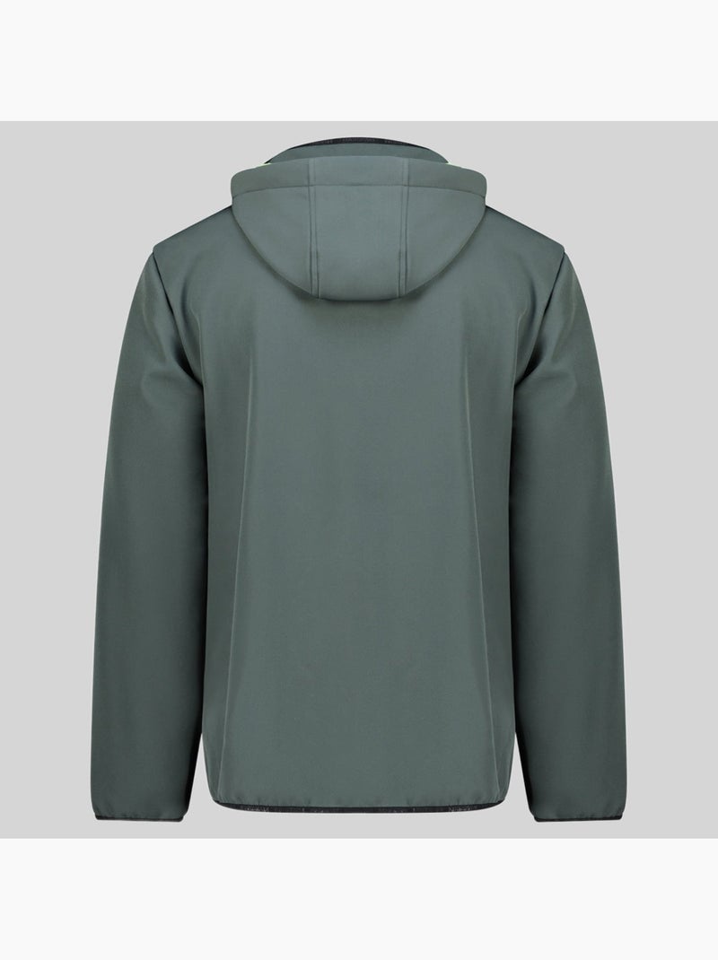 Chaqueta softshell con capucha toxique – geographical norway Gris verde - Kiabi