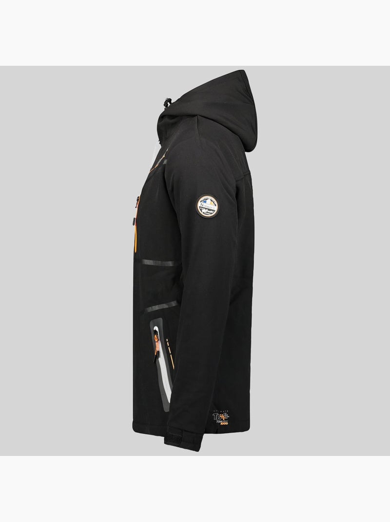 Chaqueta softshell con capucha truello – geographical norway Negro - Kiabi