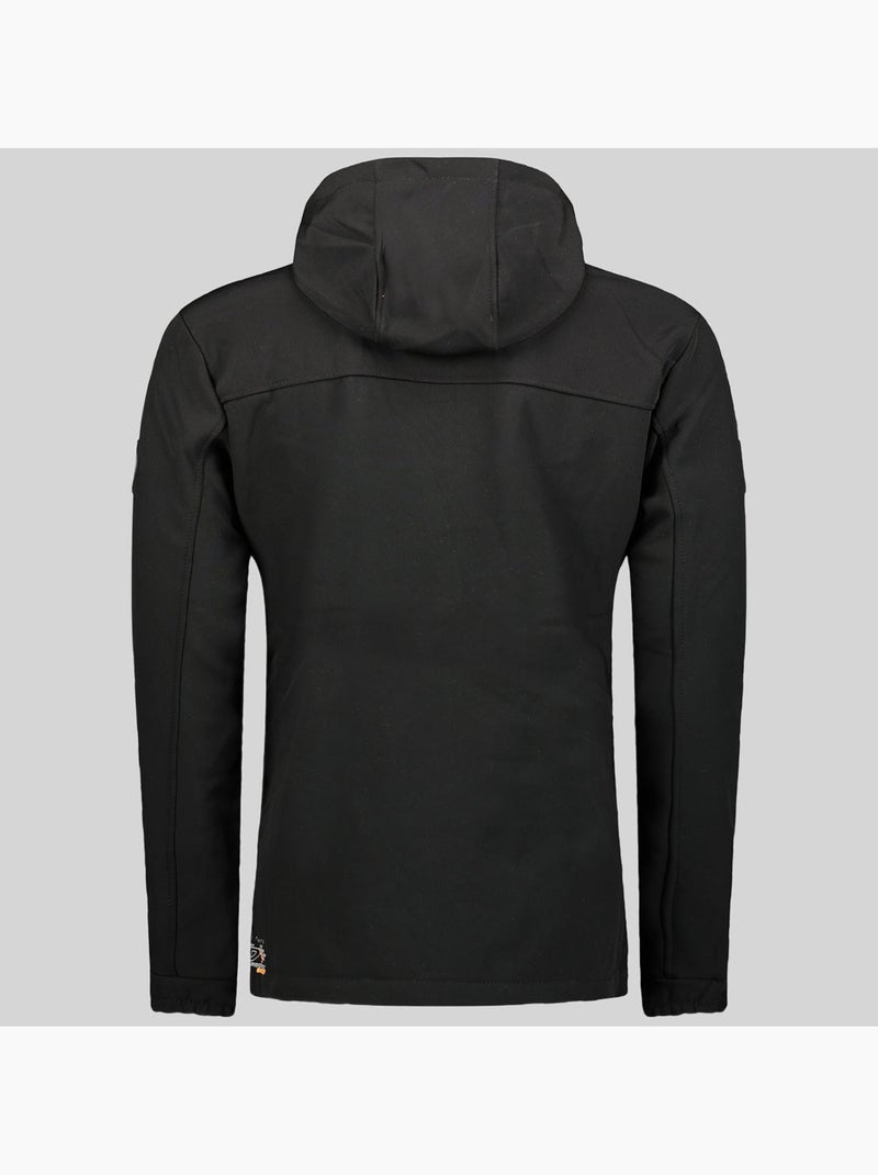 Chaqueta softshell con capucha truello – geographical norway Negro - Kiabi