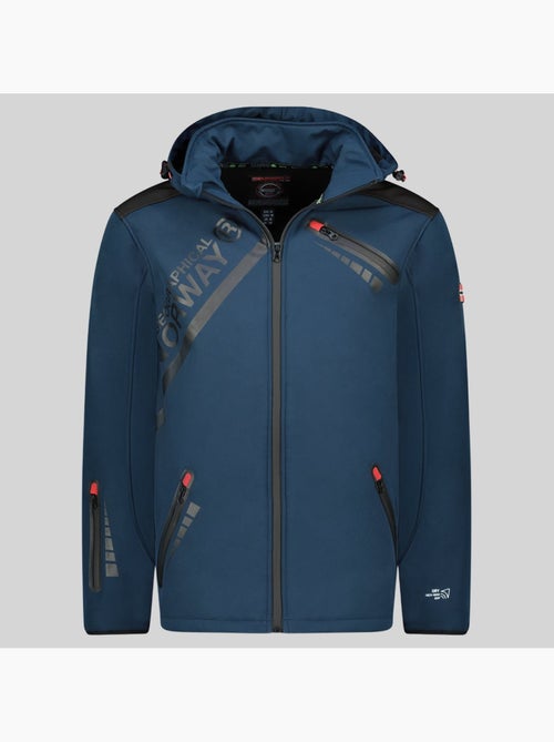 Chaqueta softshell con capucha twopac – geographical norway - Kiabi