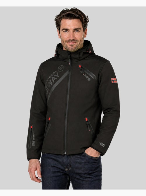 Chaqueta softshell con capucha twopac – geographical norway - Kiabi